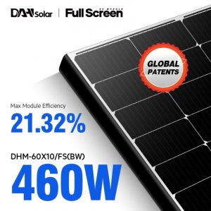 Gratis Lieferung - Solarmodul DAH 460W, Randlos, 1/3 Zellen, Schwarzer Rahmen, Cat. A+ Charge